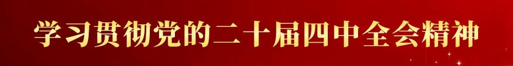 学习贯彻党的二十届四中全会精